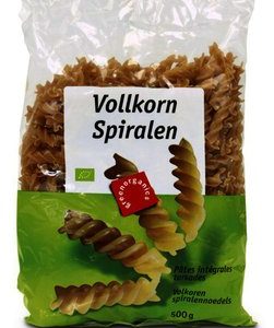 Bio Spiralen Vollkorn (500g Packung)