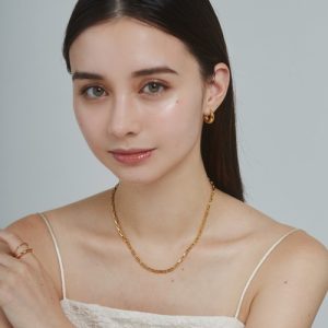 ciite' ネックレス 「 金属アレルギー対応 」 シンプルチェーンネックレス サージカルステンレス  レディース