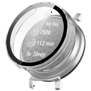 Garmin Lily 2 Lily2 Sport Classic 対応 ケース 強化ガラスフィルム 保護 カバー 硬質ポリPC素材 一体化 耐衝撃 傷防止 変色防止 全面カバー 全面保護 スマート