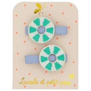 Haarspangen 2er Set „Buoy Hair Clips“ – Light Green