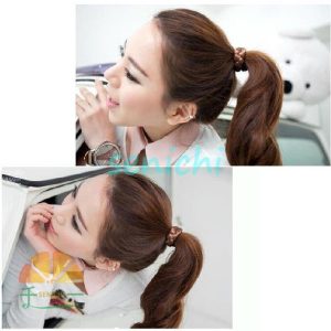 ヘアゴム ウィッグゴム ヘアアクセサリー レディース 女性 髪ゴム 髪留め ゴム隠し 髪飾り 結び目隠し ストレート 三つ編み ヘアアレンジ 便利 簡