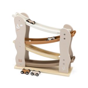 Rennbahn aus Holz – Nougat